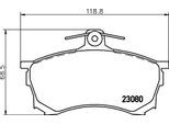 HELLA Bremsbelagsatz, Scheibenbremse 8db355016671 für MITSUBISHI