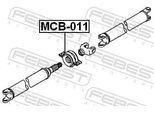 FEBEST Lager, Gelenkwellenmittellager mcb011 für MITSUBISHI