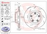 BREMBO Bremsscheibe 09e89711 350mm 28mm für Porsche