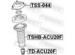 FEBEST Federbeinstützlager tss044 Vorderachse für TOYOTA