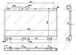 NRF Kühler, Motorkühlung 53929 für Subaru