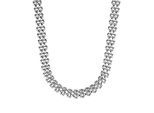 Kette ohne Anhänger TOM TAILOR, edelstahlfarben, Halsketten, Damen, Edelstahl, L: 45 B: 9mm, B:9mm