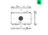 ERA Kühler, Motorkühlung 673312 für ACURA HONDA