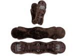 Equinate Kurzgurt Luke anatomisch Lammfell braun 70 cm