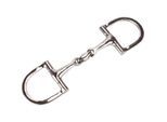 Equinate D-Ring Trense Edelstahl 16mm doppelt gebrochen 1,6 cm 11,5 cm