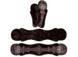 Equinate Kurzgurt Luke anatomisch mit synthetischem Lammfell braun 70 cm