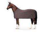 Equinate Abschwitzdecke Orlando aus Fleece mit Widerristpolster grau 1,65 m