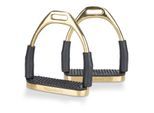 Equinate Sicherheitssteigbügel Fremont gold 10 cm