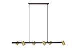 Hängeleuchte Lp-731/6p Gold _ Snow 6 115/45/150 cm