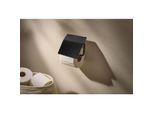 hansgrohe AddStoris S Toilettenpapierhalter 41783670 mit Deckel, matt schwarz