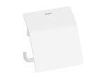 hansgrohe AddStoris S Toilettenpapierhalter 41783700 mit Deckel, mattweiß