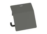 hansgrohe AddStoris S Toilettenpapierhalter 41783340 mit Deckel, brushed black chrome