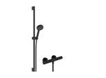 hansgrohe Activera Select S Brausesystem 28086670 95 mm Brausekopf, 2jet, Aufputz, matt schwarz