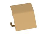 hansgrohe AddStoris S Toilettenpapierhalter 41783140 mit Deckel, brushed bronze