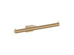 hansgrohe AddStoris S Toilettenpapierhalter 41768140 Wandmontage, doppelt, brushed bronze