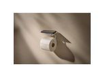 hansgrohe AddStoris S Toilettenpapierhalter 41789000 mit Ablage, chrom