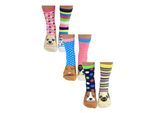 UNITED ODD SOCKS - 6 Pack Damen Welpe Hund Neuheit Baumwolle ungerade Socken in Geschenk-Box - Paws