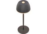BRILONER LEUCHTEN LED Außen-Tischleuchte "RIFFLE 7581015", schwarz (anthrazit), Leuchten