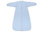 Babyschlafsack SCHLUMMERSACK "Schlafsack ohne Füßen 1.0 Tog" Gr. 90, blau (blau ice), Schlafsäcke, Baby, L: 90cm, Obermaterial: 100% Baumwolle CO., L:90cm
