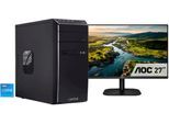 CAPTIVA Business-PC-Komplettsystem "Power-Starter I98-579 TFT Bundle", Energieeffizienz: E, schwarz, ohne Betriebssystem, 8 GB RAM 1.000 GB SSD, Computer_Komplettsysteme, Business-PC-Komplettsystem