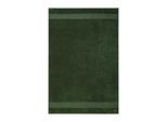 Badetuch LACOSTE "LLECROCO", grün (vert), B:100cm L:150cm, Frottier, Obermaterial: 100% Baumwolle, Handtücher, Badetuch, mit Label-Applikationen