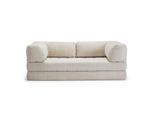 Schlafsofa INNOVATION LIVING ™ "Cozypad C02 - Modulsofa mit Daybed-Funktion – umklappbar", beige (elfenbein), B:208cm H:77cm T:104cm, 100% PES, Sofas, Schlafsofa, Umklappbar, Modular Designbar, komfortabel