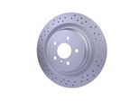 HELLA Bremsscheibe PRO High Carbon 8dd355126281 Gelocht 345mm 22mm für Mercedes