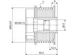 VALEO Generatorfreilauf 588130 für TOYOTA