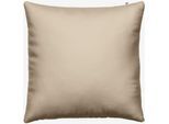 Kissenbezug WOLKENFELD "Mikrofaser Kissenbezug - Allergiker Kopfkissenbezug - unfassbar weich", beige, B:80cm L:80cm, Microfaser, Obermaterial: 100% Polyester, Kissenbezüge, Kissenbezug, Größe 80x80, 40x80 und 70x90 cm; versteckter Reißverschluss