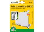 Aufputz-Gurtwickler SCHELLENBERG "Aufschraubwickler Flexo Mini", weiß, 1 Stk., Gurtwickler, aufklappbar und höhenverstellbar, 180 schwenkbar