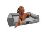 Tierlando ® Orthopädisches Hundebett GUSTAV SCANDI CHIC Große Hunde XL Hundesofa