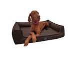 Tierlando ® Orthopädisches Hundebett GUSTAV SCANDI CHIC Große Hunde XL Hundesofa