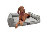 Tierlando ® Orthopädisches Hundebett GUSTAV SCANDI CHIC Große Hunde XL Hundesofa