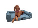 Tierlando ® Orthopädisches Hundebett GUSTAV SCANDI CHIC Große Hunde XL Hundesofa