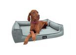 Tierlando ® Orthopädisches Hundebett GUSTAV SCANDI CHIC Große Hunde XL Hundesofa