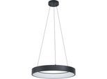 EGLO Hängeleuchte "MARGHERA-Z Hängelampe schwarz, ZigBee 3.0, Pendellampe, Disco-Modus", schwarz, Ø 60cm H: 110cm, 1 Stk., Leuchten, Timer, App/Sprachsteuerung Alexa, ‎‎‎‎60x60x110cm, exkl. Fernbedienung, Hängeleuchte