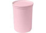 Frischhaltedose AWAVE "AWAVE", rosa (rosé), H:17,2cm Ø:10,4cm, Kunststoff, Lebensmittelaufbewahrungsbehälter, Frischhaltedose, mit rPET