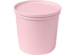 Frischhaltedose AWAVE "AWAVE", rosa (rosé), H:10,1cm Ø:10,4cm, Kunststoff, Lebensmittelaufbewahrungsbehälter, Frischhaltedose, mit rPET