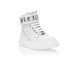 Sneaker PHILIPP PLEIN "Gothic Plein", Jungen, Gr. 24, Normalschaft, weiß (01, weiß), Schuhe Sneaker