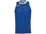 Sporttop KEMPA "TankTop REVERSIBLE Kids", Mädchen, Gr. 116, blau (royal, weiß), Obermaterial: 100% Polyester PES., Tops Sporttop