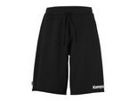 Shorts KEMPA "Sweatshorts Core 26 Kids", Mädchen, Gr. 116, N-Gr, schwarz, Obermaterial: 60% Baumwolle CO. 40% Polyester Pol. recyc.., Hosen Shorts