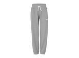 Sporthose KEMPA "Trainingshose Core 26", Herren, Gr. M, US, grau (schwarz grau melange), Obermaterial: 85% Baumwolle CO(Bio). 15% Viskose CV., Hosen Sporthose