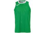 Sporttop KEMPA "TankTop REVERSIBLE Kids", Mädchen, Gr. 140, grün (grün, weiß), Obermaterial: 100% Polyester PES., Tops Sporttop