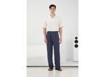 Elastische Taille Rechte Plooibroek