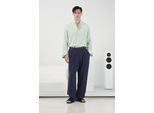 Middelhoge Wijde Pantalon met Plissé