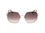Marc Jacobs Havana beenuiteinden gouden zonnebril