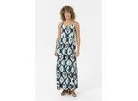 Kleid A-shape blue multi