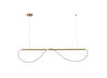 Led-hängeleuchte Lp-2345/1p M Gd Meleca M Gold 160/15/130 cm
