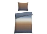 Bettwäsche FLORELLA "Cassian jeans Soft-Touch Satin, 50% Baumwolle, 50% Viskose", blau (jeans), B/L: 140cm x 220cm, 1 Stk., 1 Stk., Satin, B/L: 70cm x 90cm, Satin, Obermaterial: 50% Baumwolle CO. 50% Viskose CV. Obermaterial: 50% Baumwolle CO. 50% Viskose CV., Bettwäsche, Bettwäsche