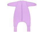 Babyschlafsack SCHLUMMERSACK "Schlafsack mit Füßen 1.0 Tog" Gr. 120, lila (lavendel), Schlafsäcke, Baby, L: 120cm, Obermaterial: 100% Baumwolle CO., Babyschlafsack, L:120cm